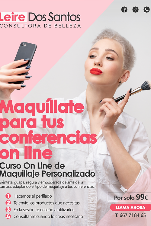 Portada de "MAQUÍLLATE PARA TUS CONFERENCIAS ONLINE"